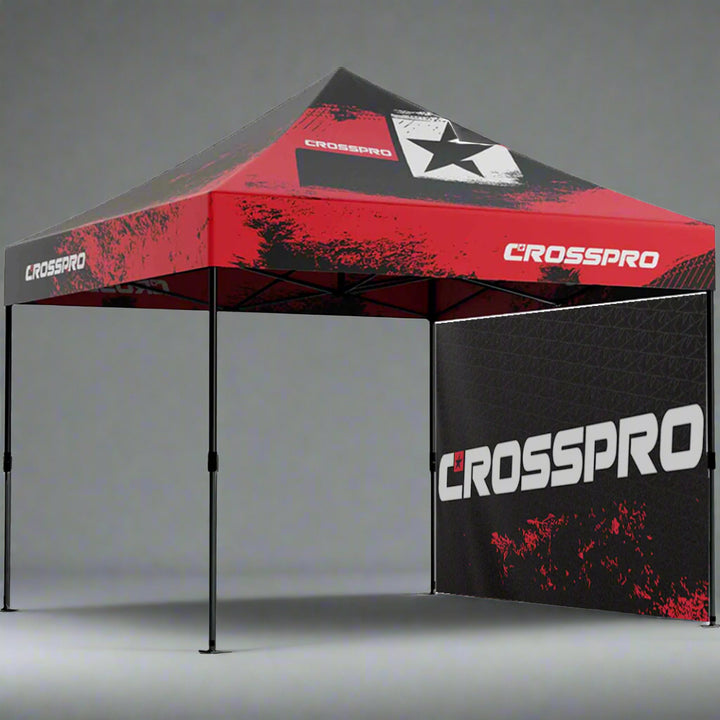 ENSEMBLE TENTE EASY-UP FACTORY 3X3M + PAROI LATÉRALE DE CROSSPRO