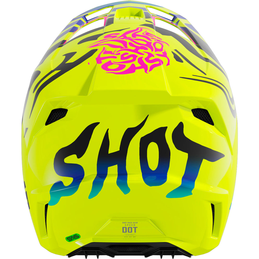 capacete-crianca-shot-speed-kid-ghost-neon-yellow-glossy-back