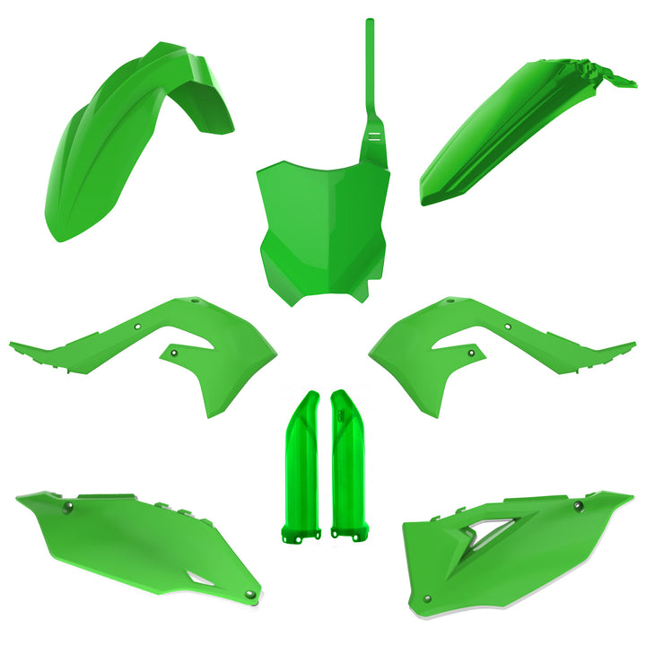 KIT PLASTIQUES COMPLET POLISPORT KAWASAKI KX 250F/450F 2019-2024