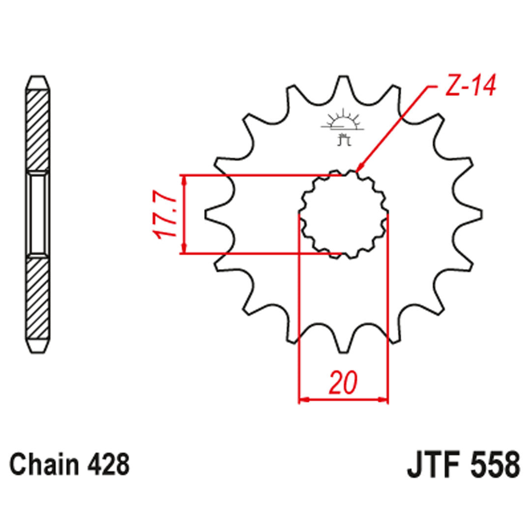 pinhao-jt-sprockets-yamaha-yz-85-2002-2025-jtf558-tecnical