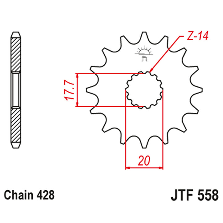 pinhao-jt-sprockets-yamaha-yz-85-2002-2025-jtf558-tecnical