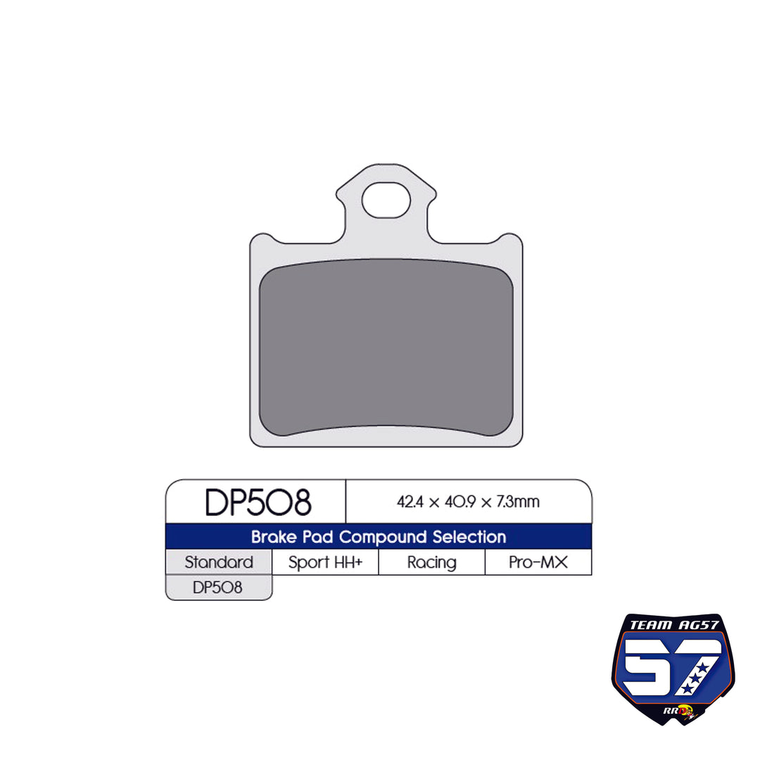 PLAQUETTES DE FREIN ARRIÈRE DP BRAKES SINTERIZED DP508