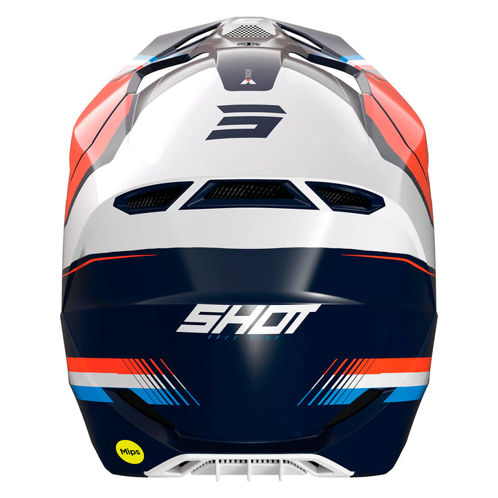 CASQUE SHOT RACE TRACER ORANGE NÉON BRILLANT