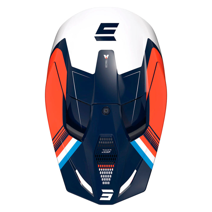 CASQUE SHOT RACE TRACER ORANGE NÉON BRILLANT