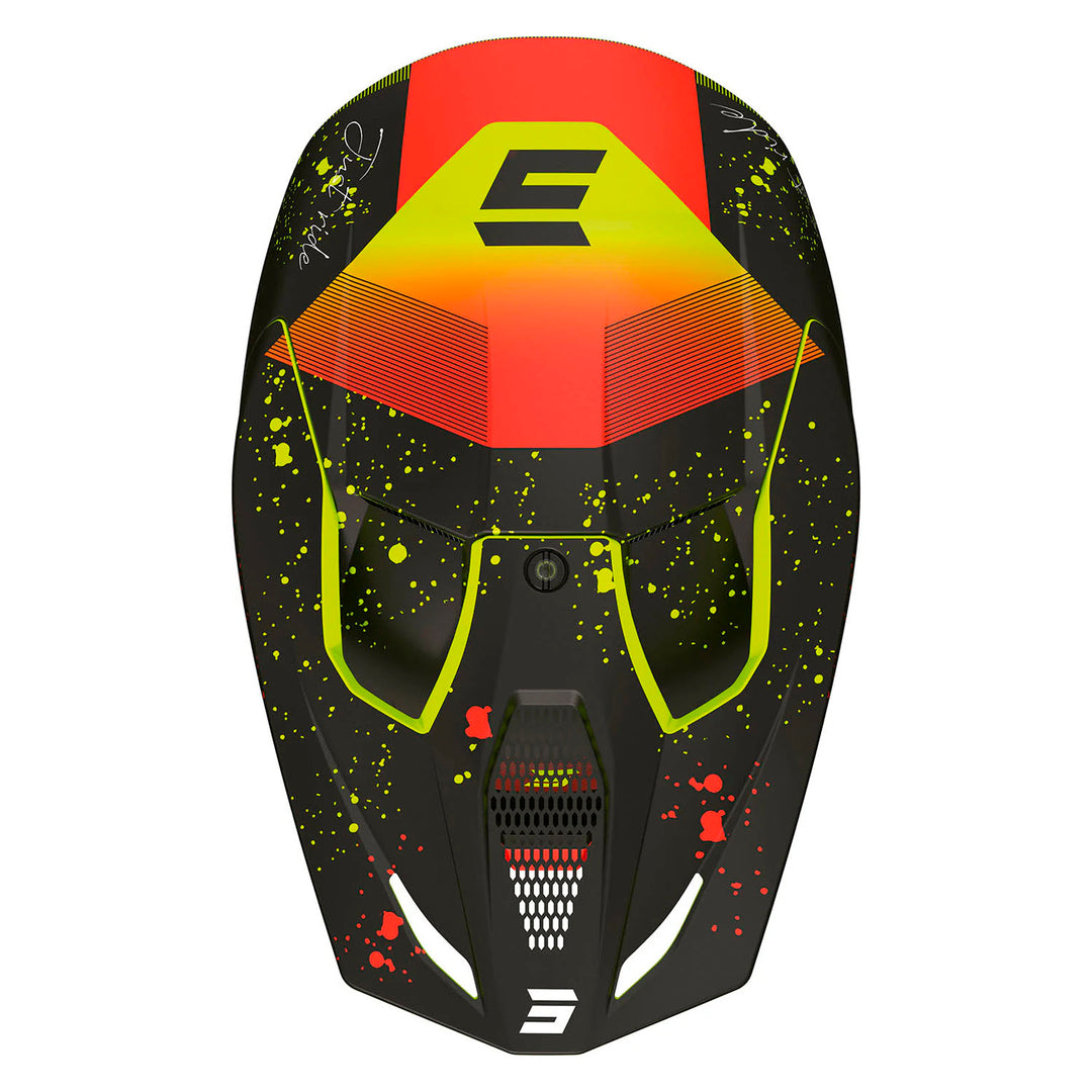 CASQUE SHOT FURIOUS MATRIX ROUGE MAT
