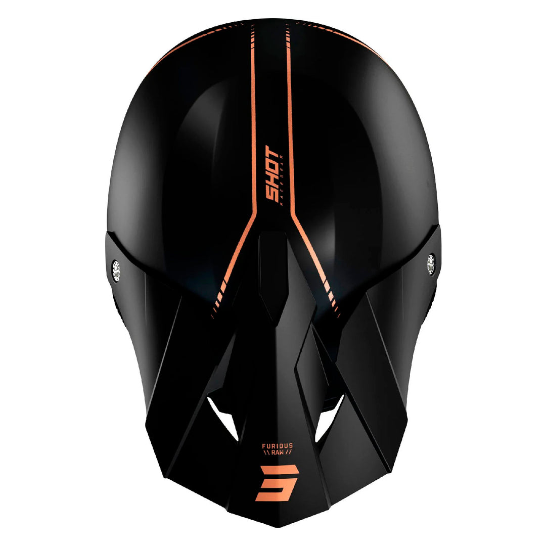 CASQUE SHOT FURIOUS DRAW 3.0 NOIR / BRONZE MAT