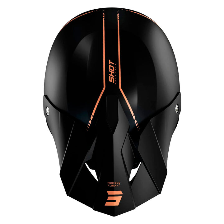 CASQUE SHOT FURIOUS DRAW 3.0 NOIR / BRONZE MAT