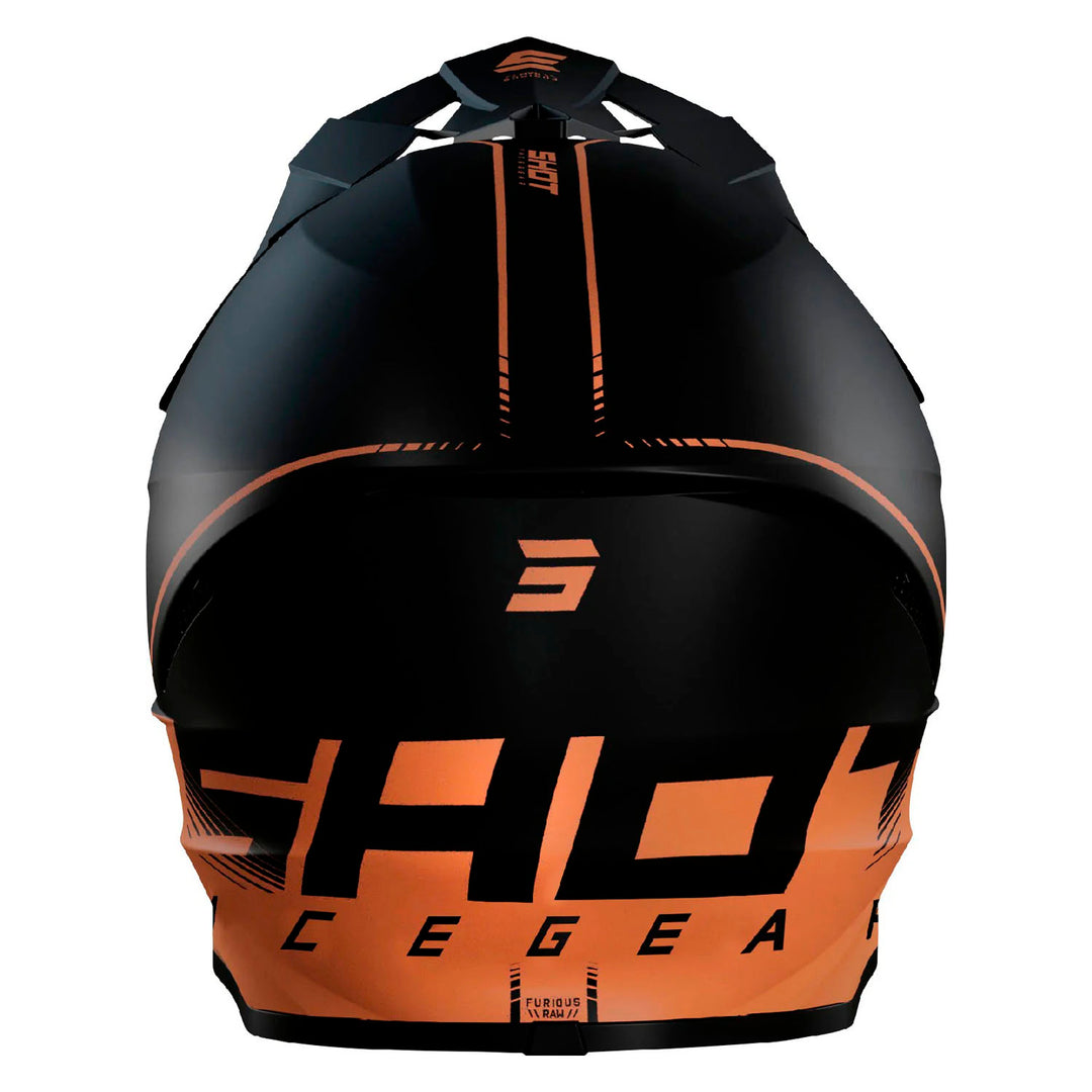 CASQUE SHOT FURIOUS DRAW 3.0 NOIR / BRONZE MAT