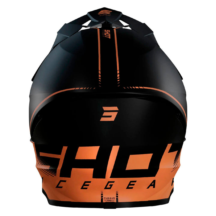 CASQUE SHOT FURIOUS DRAW 3.0 NOIR / BRONZE MAT