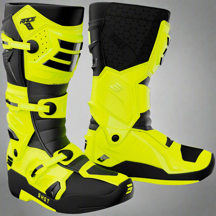 BOTTES SHOT RACE 8 - JAUNE NÉON