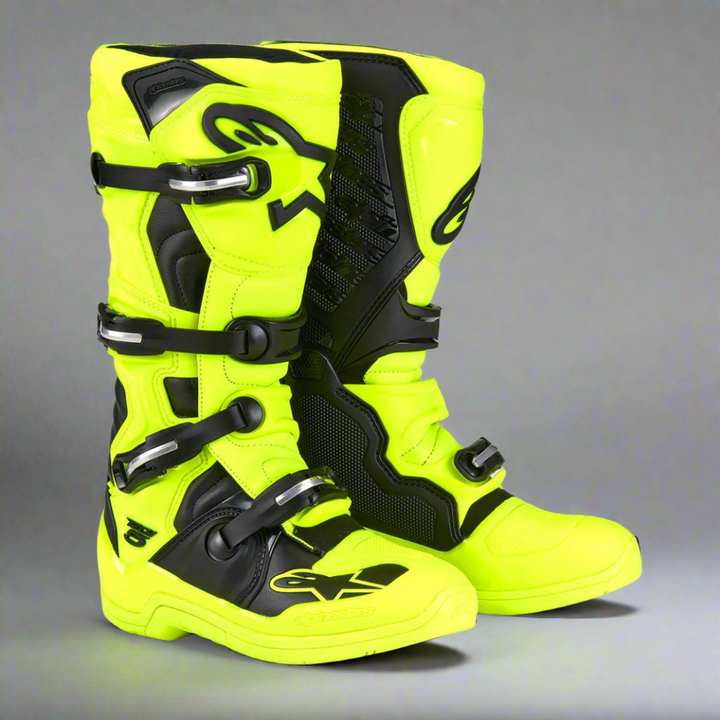 BOTTES ALPINESTARS TECH 5 JAUNE FLO/NOIR