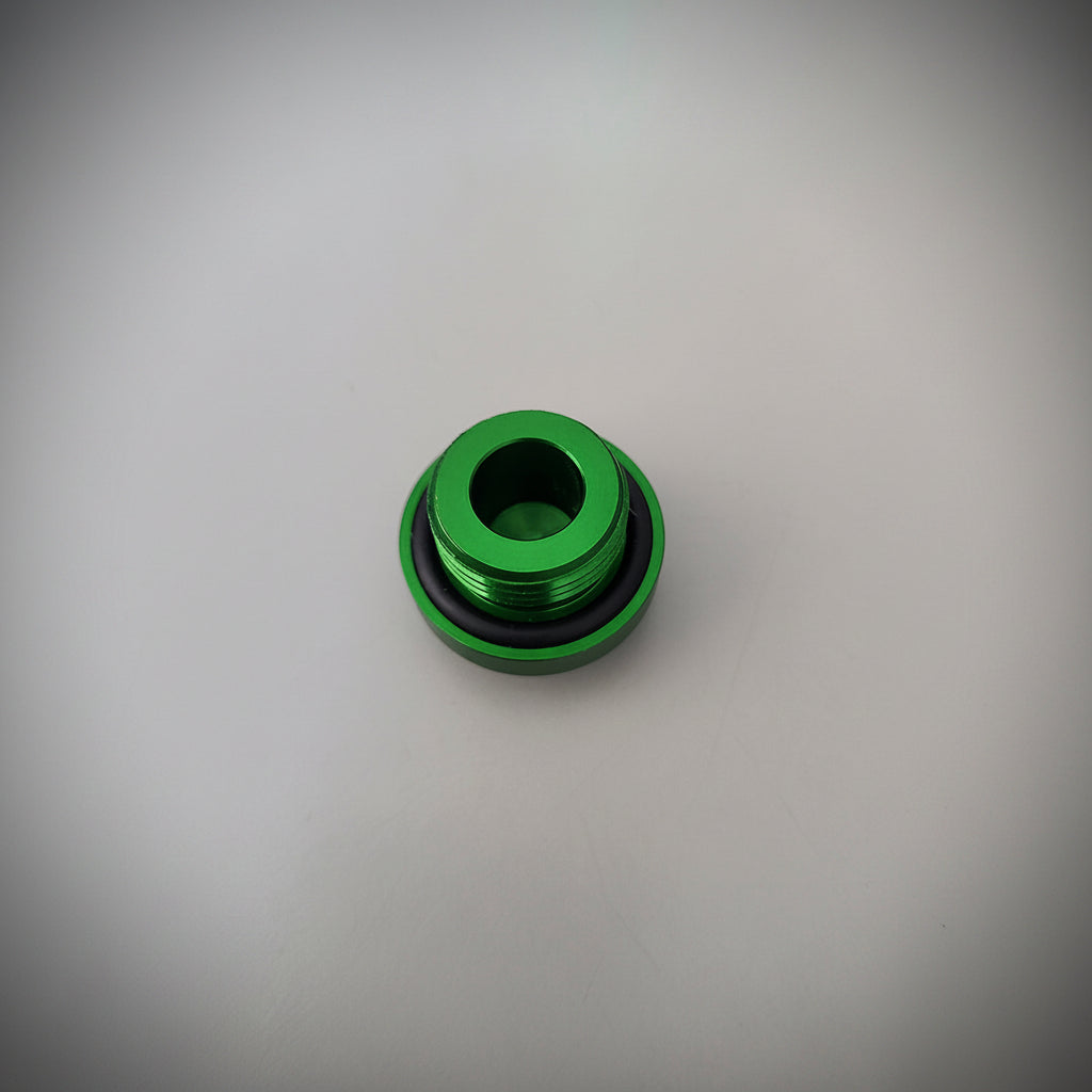 BOUCHON MOTEUR ET BOÎTE BUD RACING ALUMINIUM CNC ANODISÉ KAWASAKI KX / KX-F