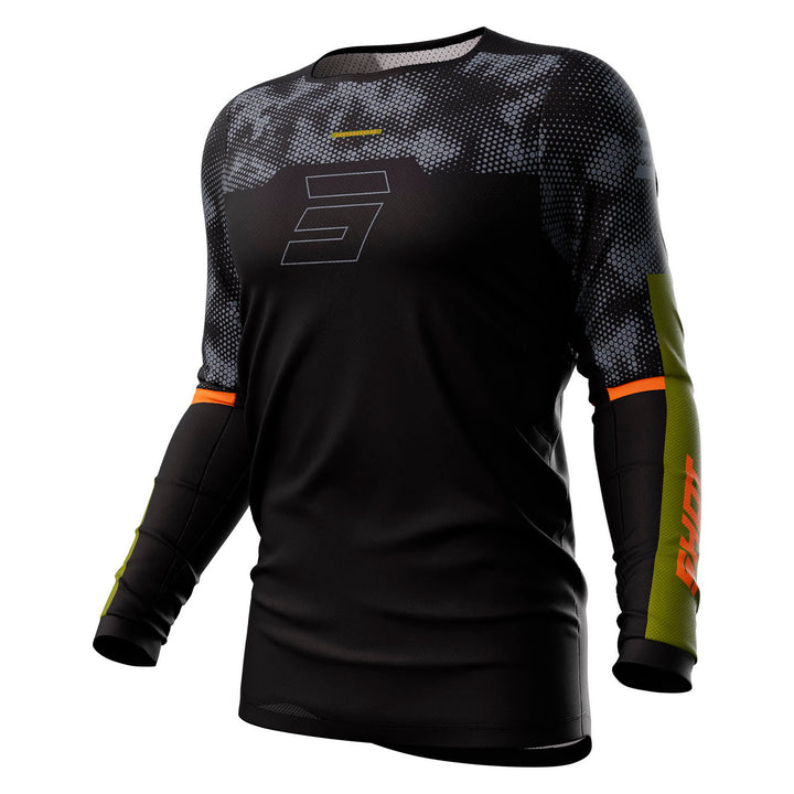 camisola-shot-contact-patrol-preta-caqui-front