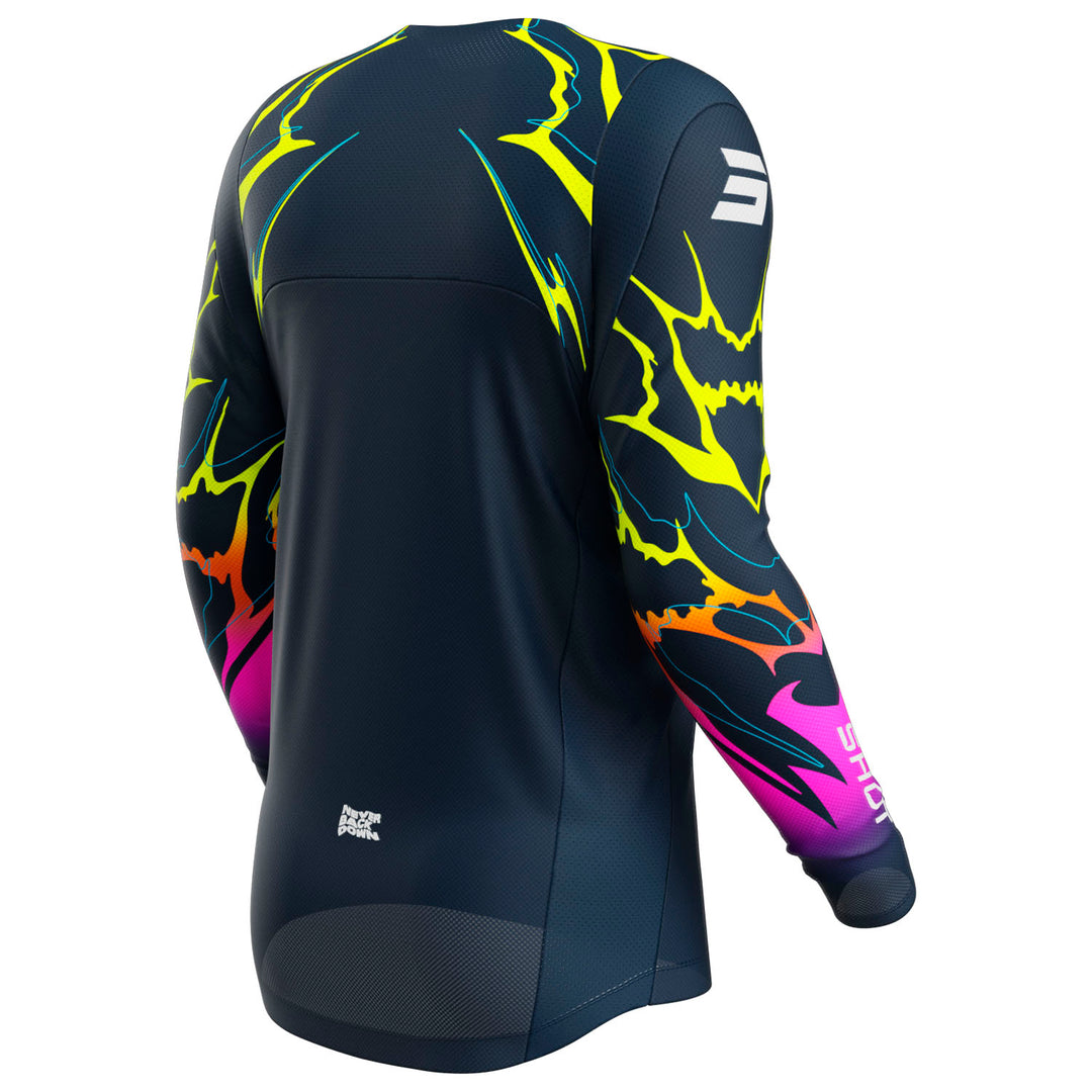 MAILLOT SHOT CONTACT RAC BLUE