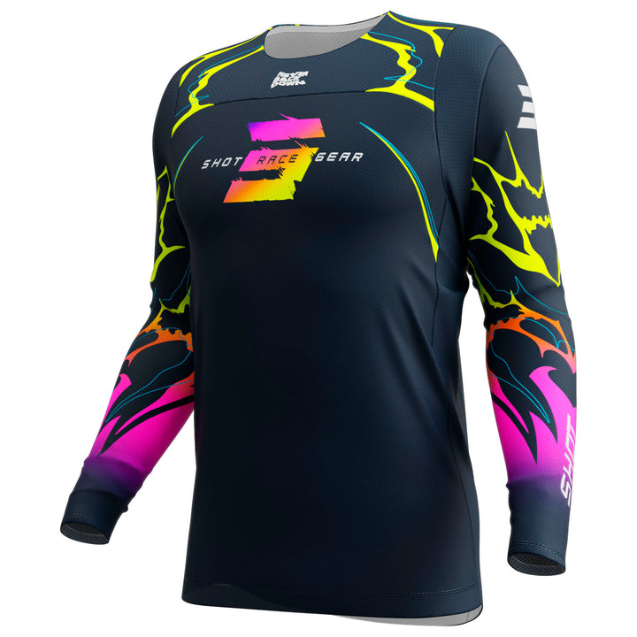 MAILLOT SHOT CONTACT RAC BLUE