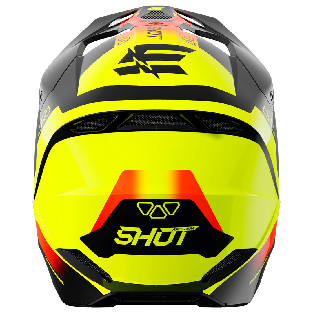capacete-crianca-shot-furious-kid-rocket-neon-yellow-glossy-back