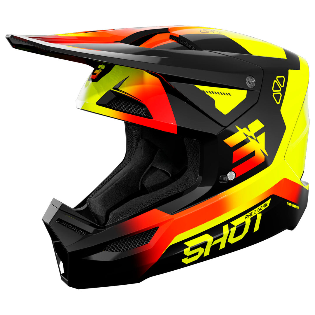 capacete-crianca-shot-furious-kid-rocket-neon-yellow-glossy-left