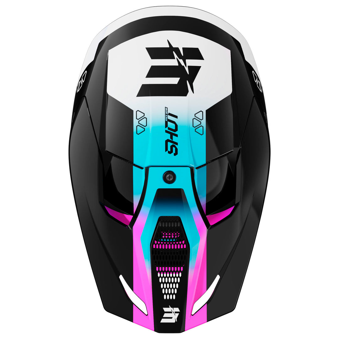 capacete-crianca-shot-furious-kid-rocket-pink-glossy-top