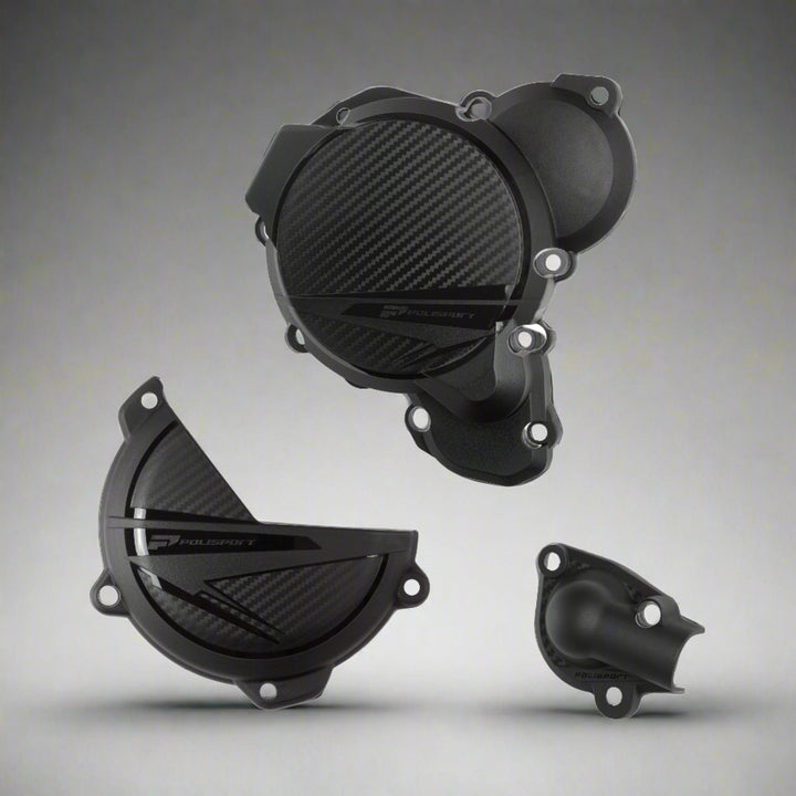 KIT DE PROTECTION DES COUVERCLES DE MOTEUR POLISPORT KTM EXC 250/300 2024
