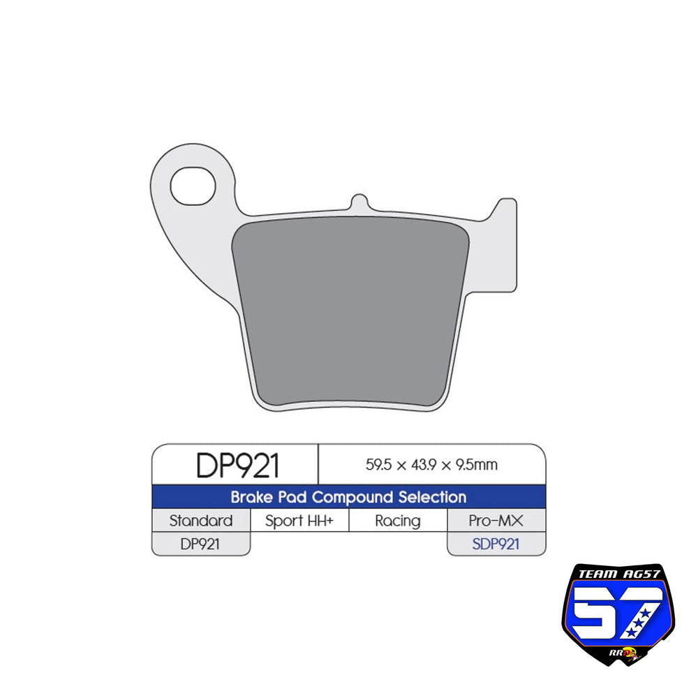 rear-pad-break-honda-cr-crf-125-250-450-2002-2018-dp921